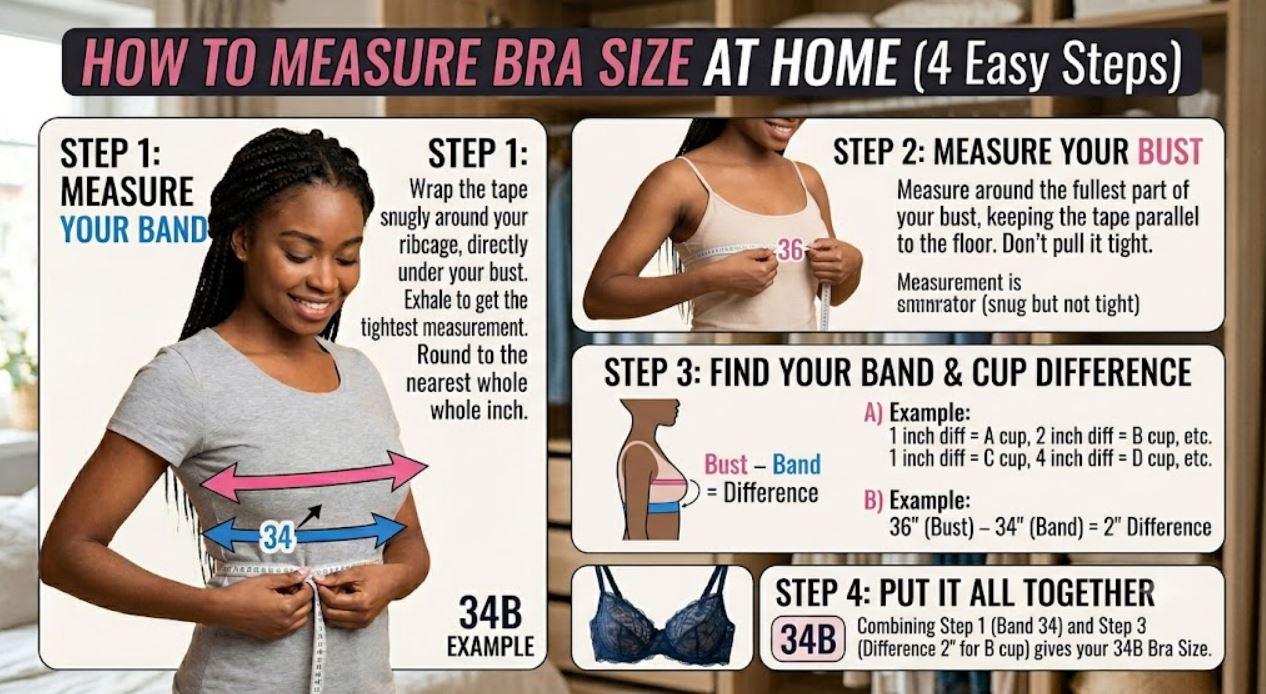 How to Measure Bra Size at Home