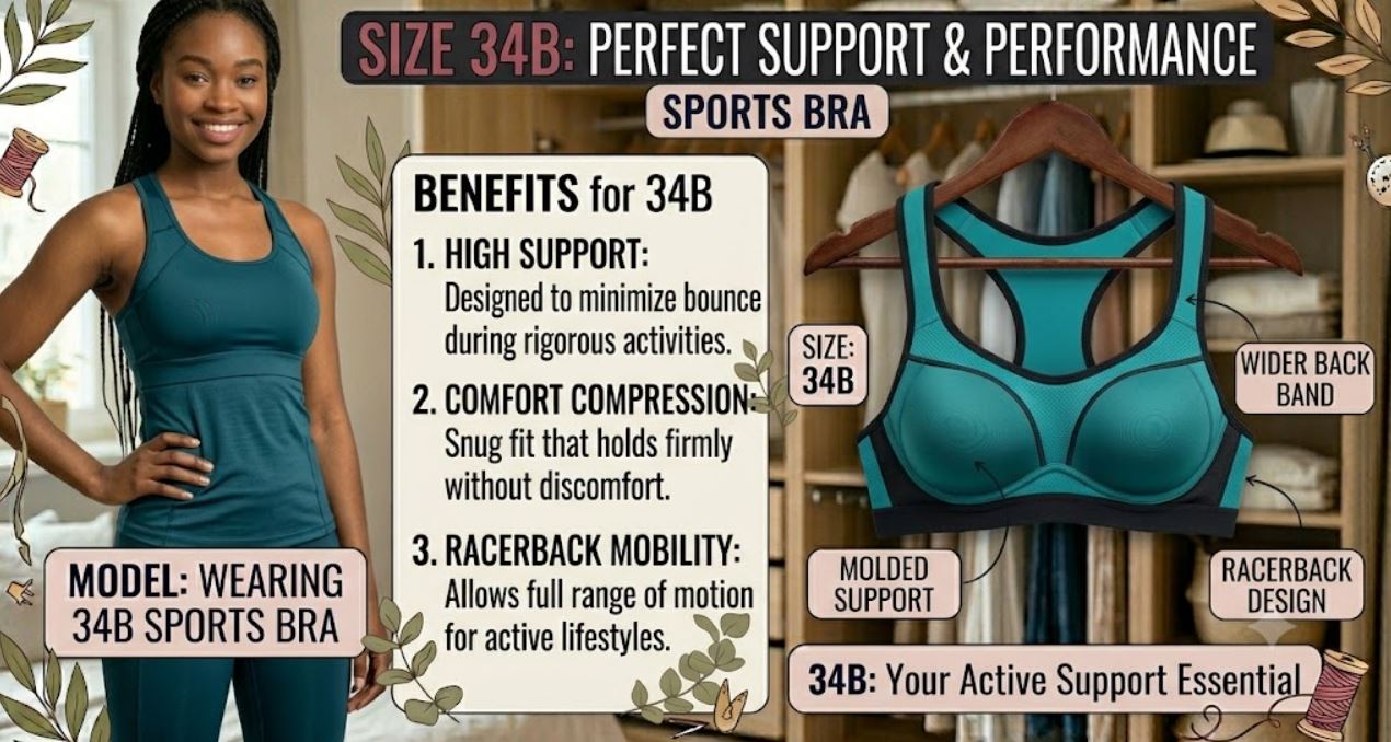34B Sports Bra