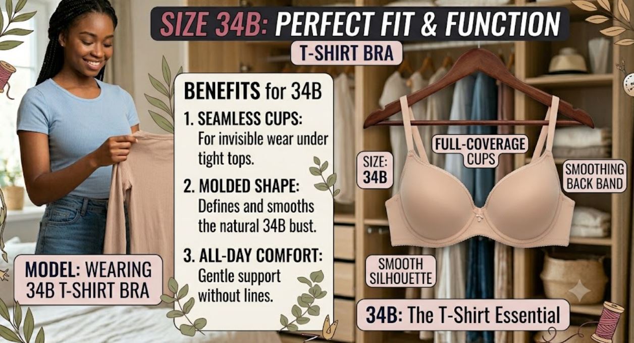 34B T-Shirt Bra